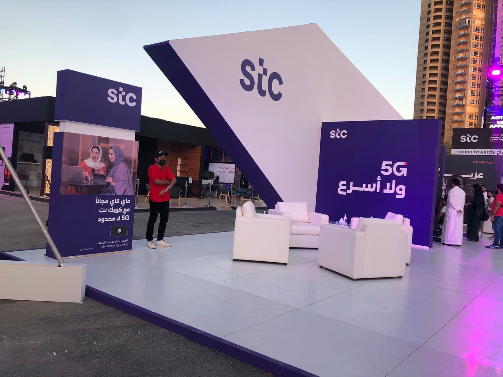 STC Pavilion Formula 1 Jeddah - Events & Exhibitions project in Jeddah, Saudi Arabia